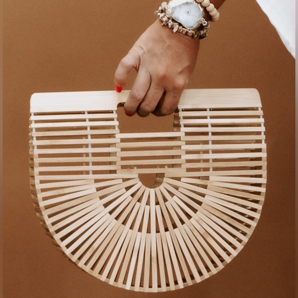 PANAMA BAMBOO HANDBAG​​​ - Picture 3 of 8
